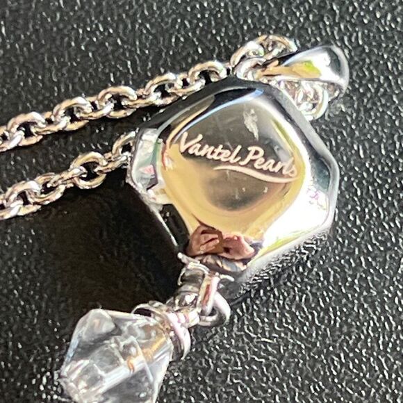 Spotlight Necklace Silver Asscher Cut - Picture 3 of 11